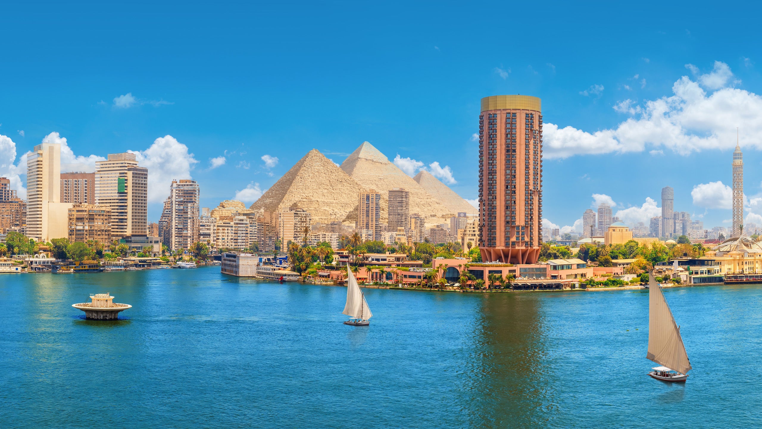 Nile River, Cairo city