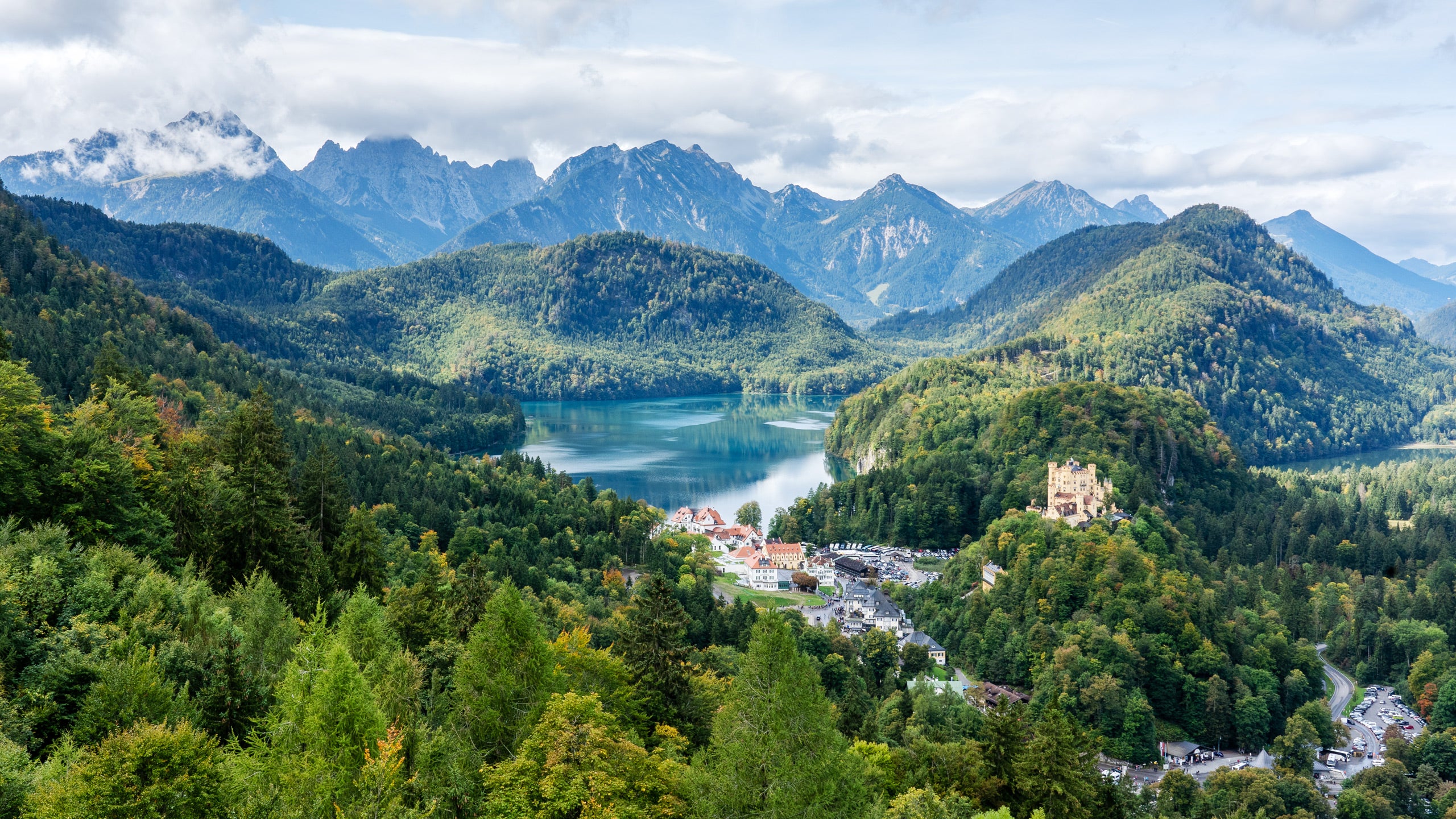 View from Neuschwanstein Castle