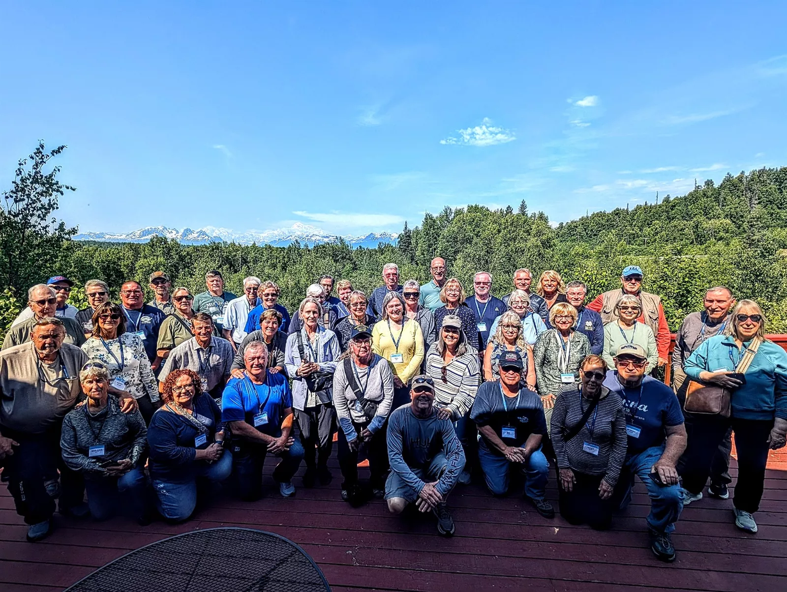 Group photo on our Alaska & Glacier Bay Cruise