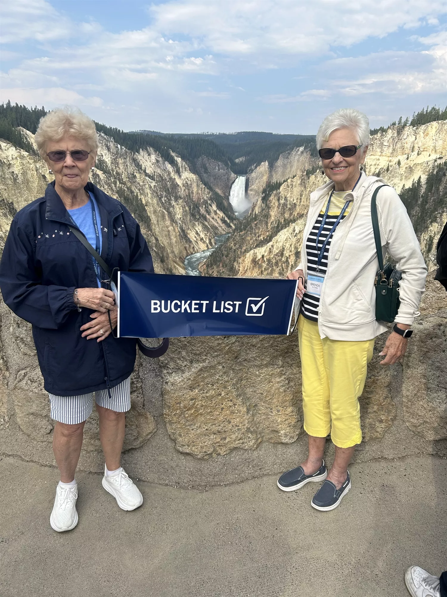Guests at Yellowstone National Park, Wyoming