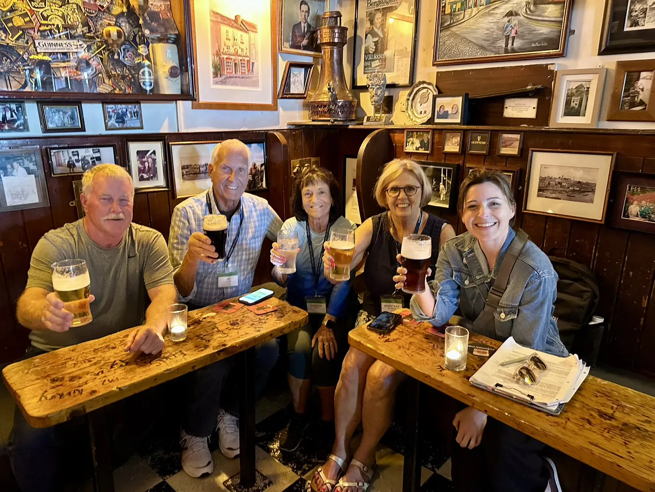 Guests in a Pub in Ireland