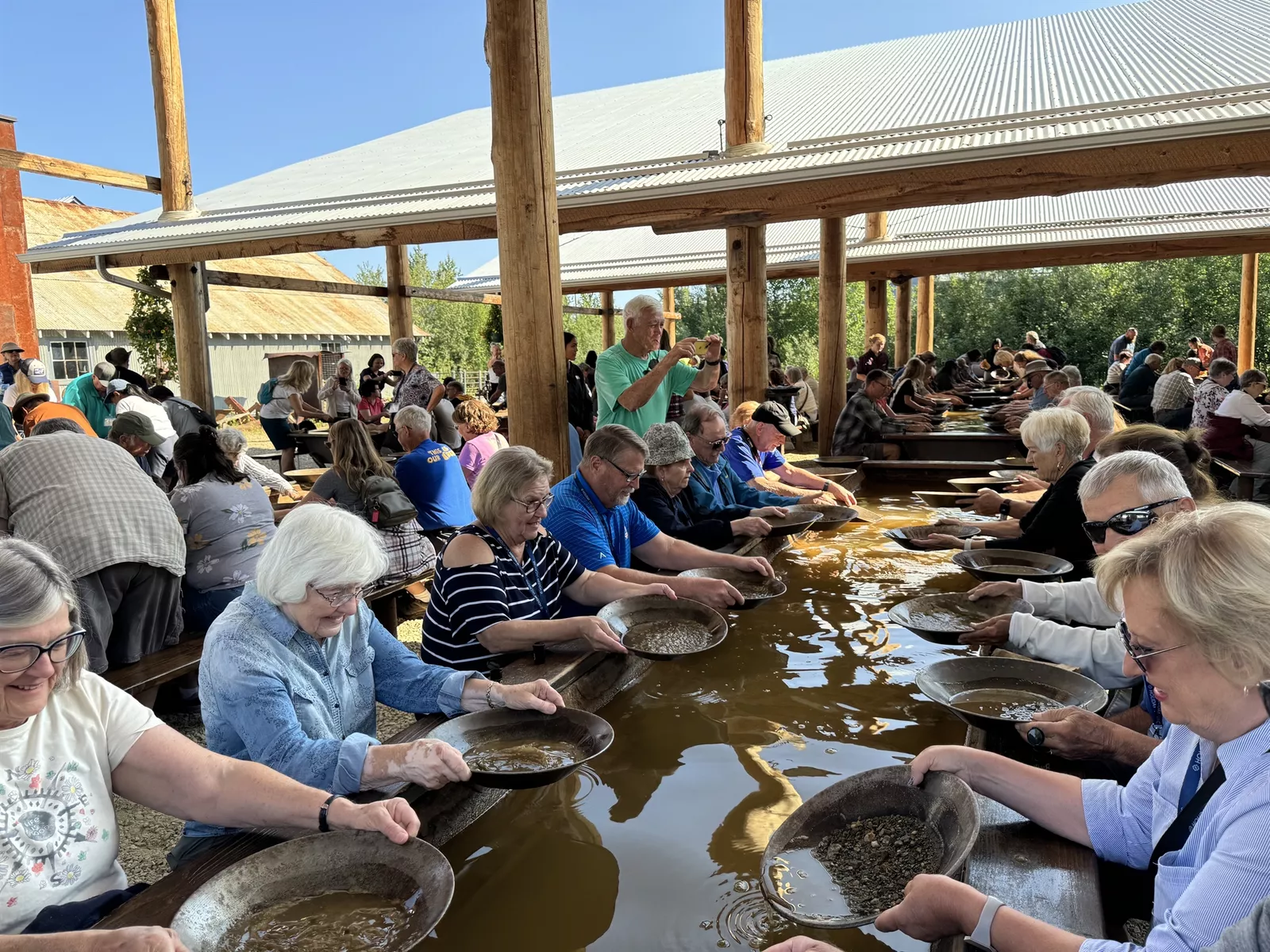 Guests Panning for Gold, Gold Dredge 8