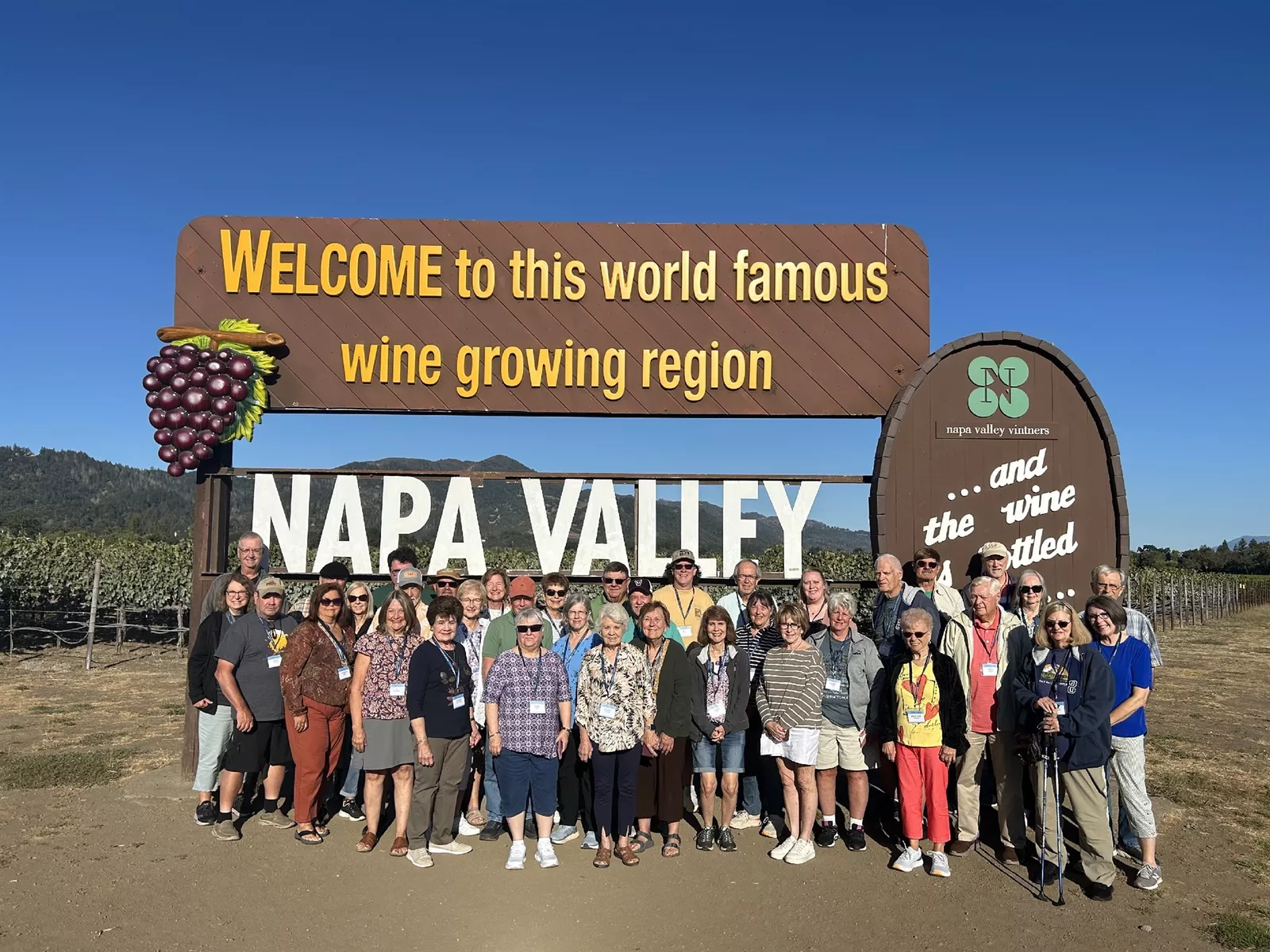 Holiday Vacations Tour Group in Napa Valley