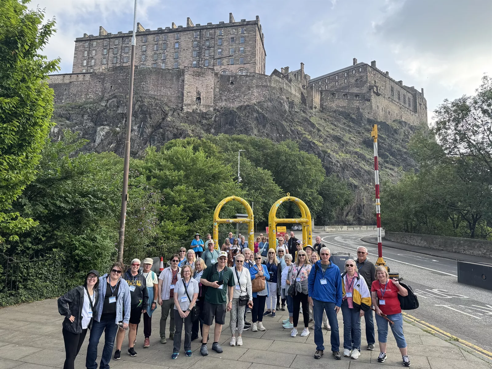 Holiday Vacations guests at Edinburgh Castle