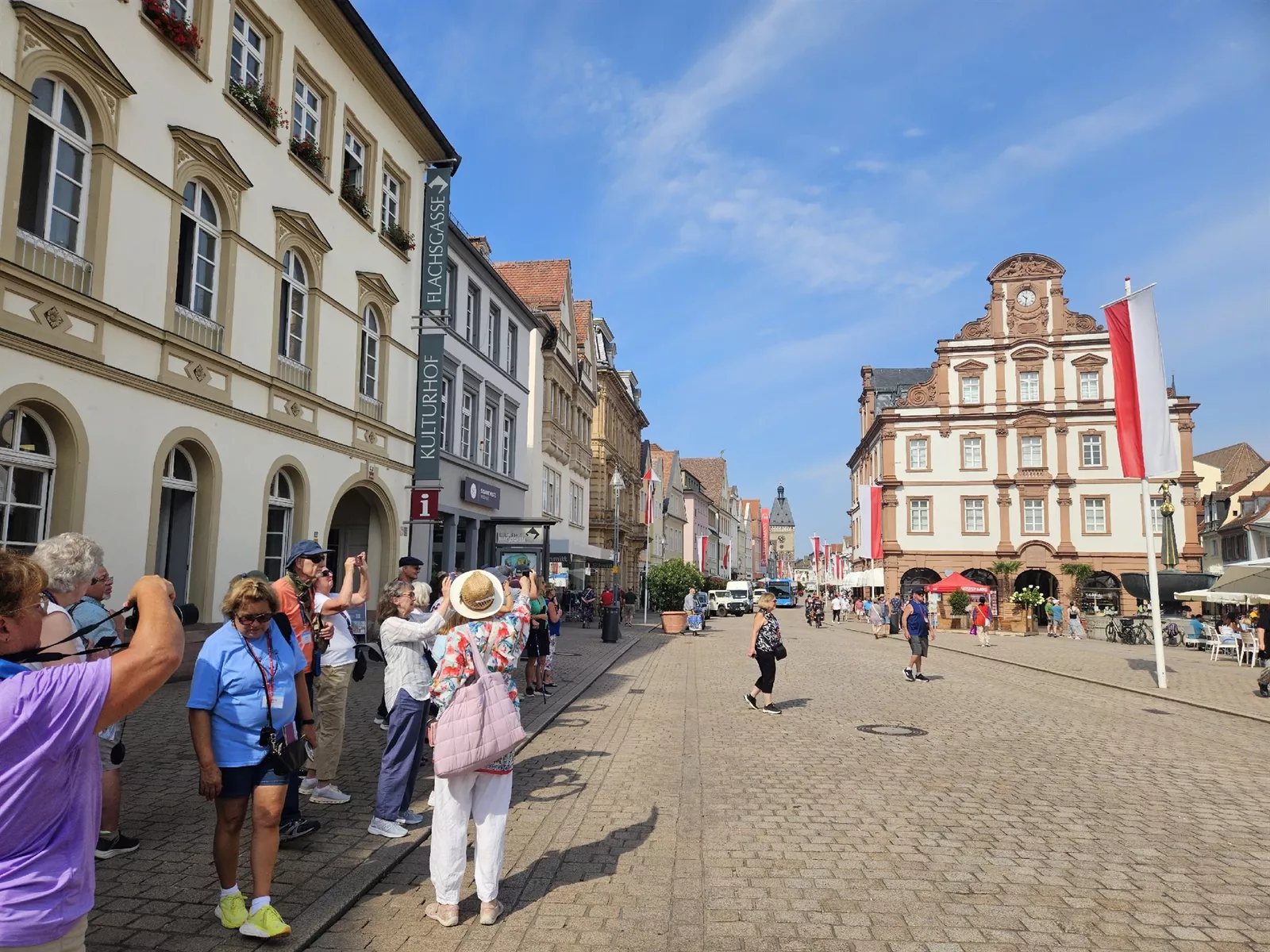 Guests exploring Speyer, Germany