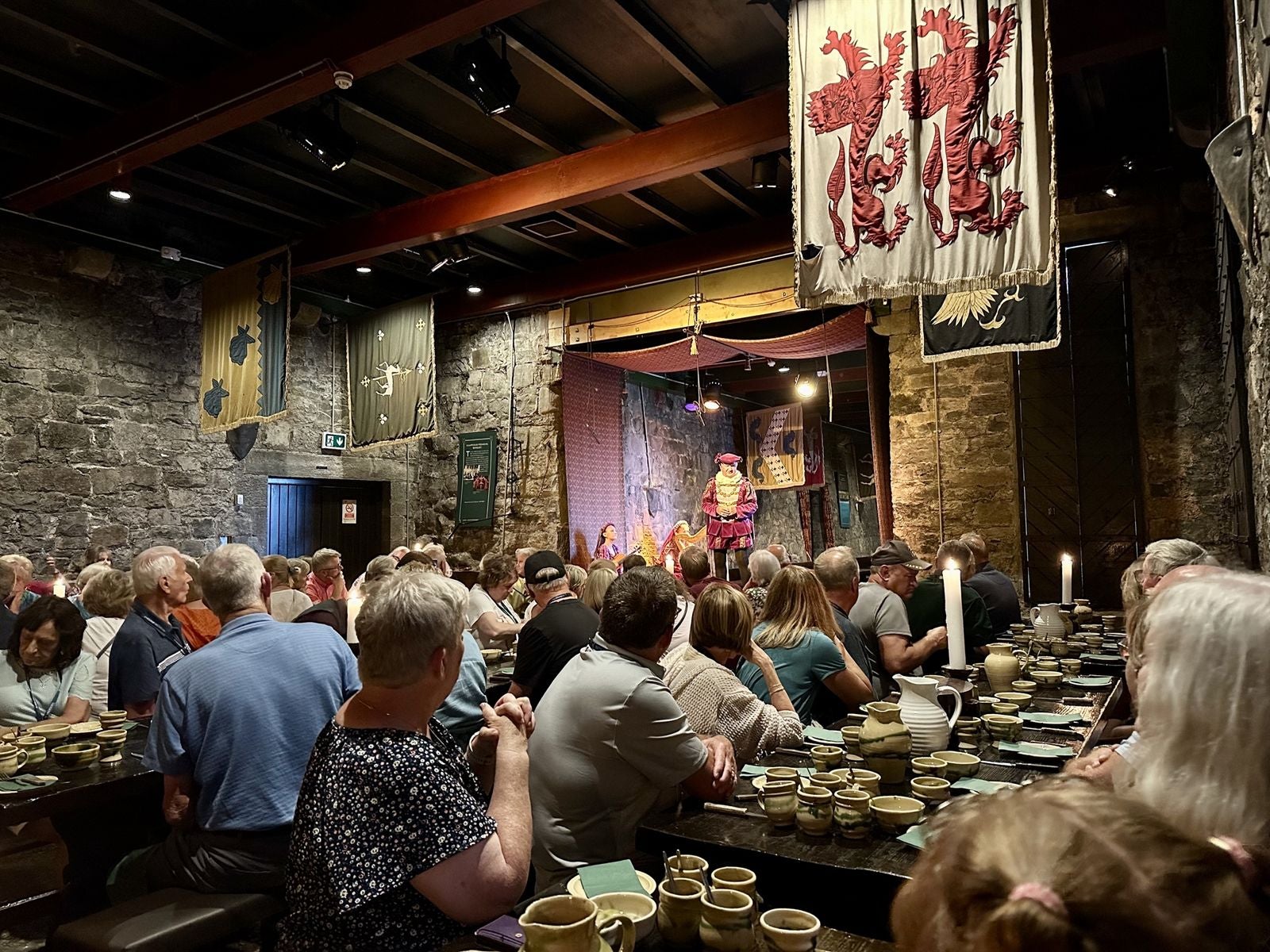 Guests at Bunratty Castle Medieval Banquet, Ireland