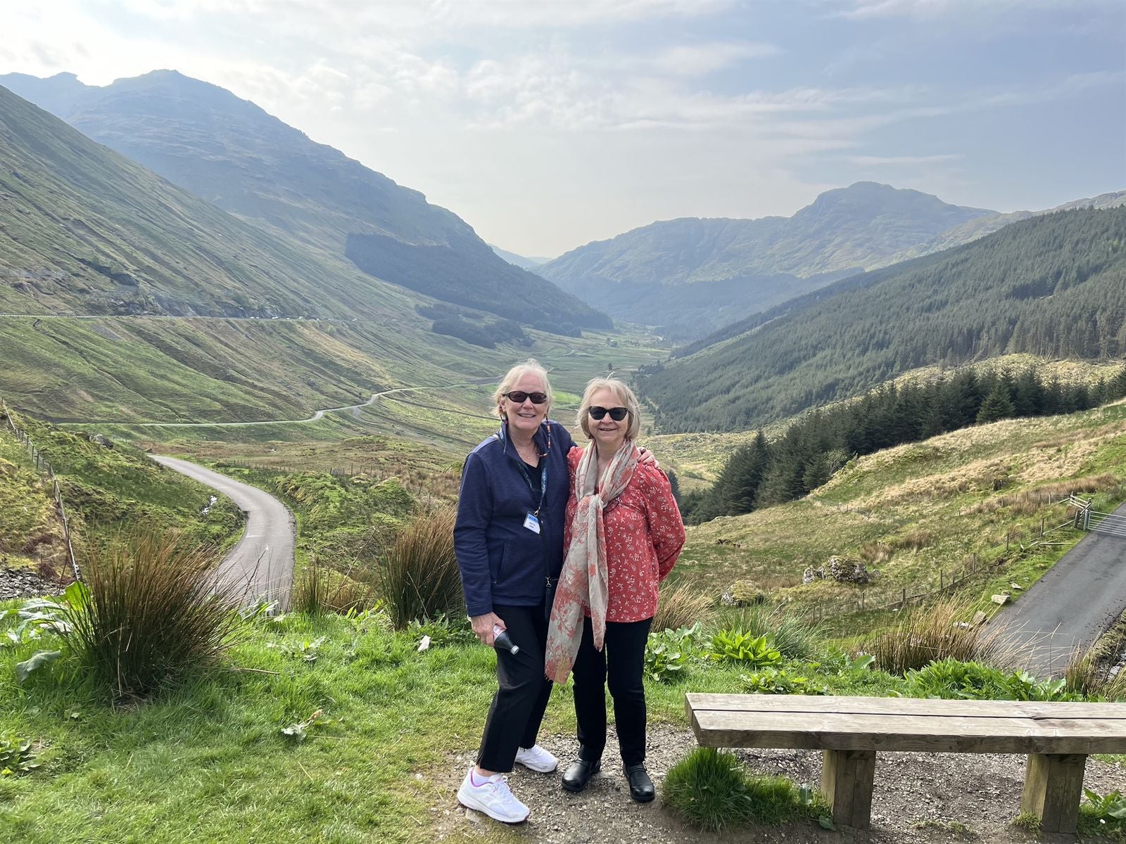 Holiday Vacations guests in the Scottish Highlands