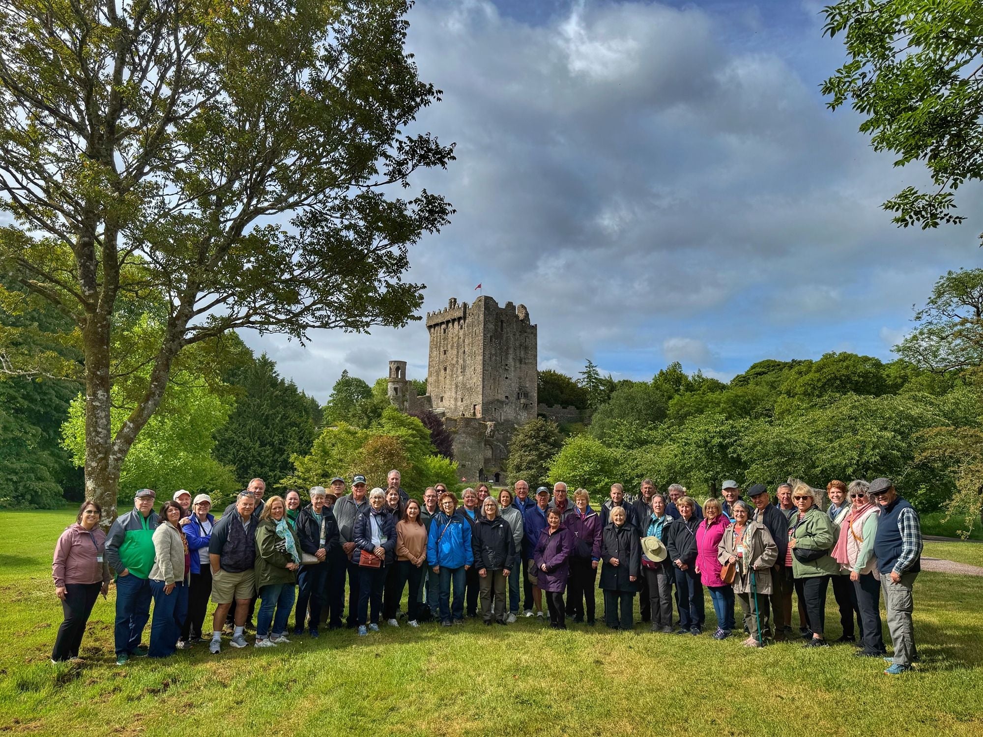 Holiday Vacations tour group at Blarney Castle