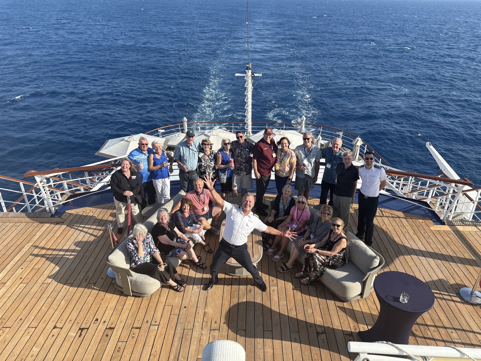 Holiday Vacations group aboard Windstar’s Wind Surf on Italy & Croatia’s Dalmatian Coast tour 