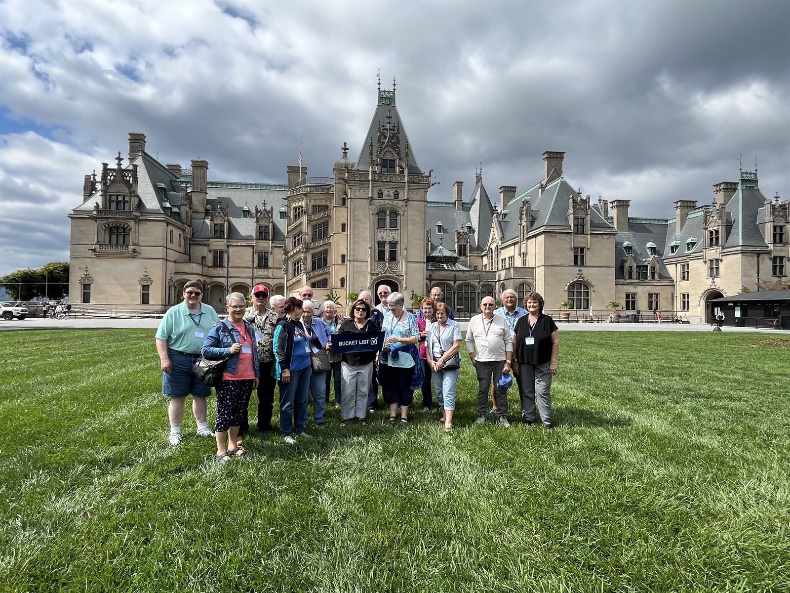 Holiday Vacations group at the Biltmore Estate