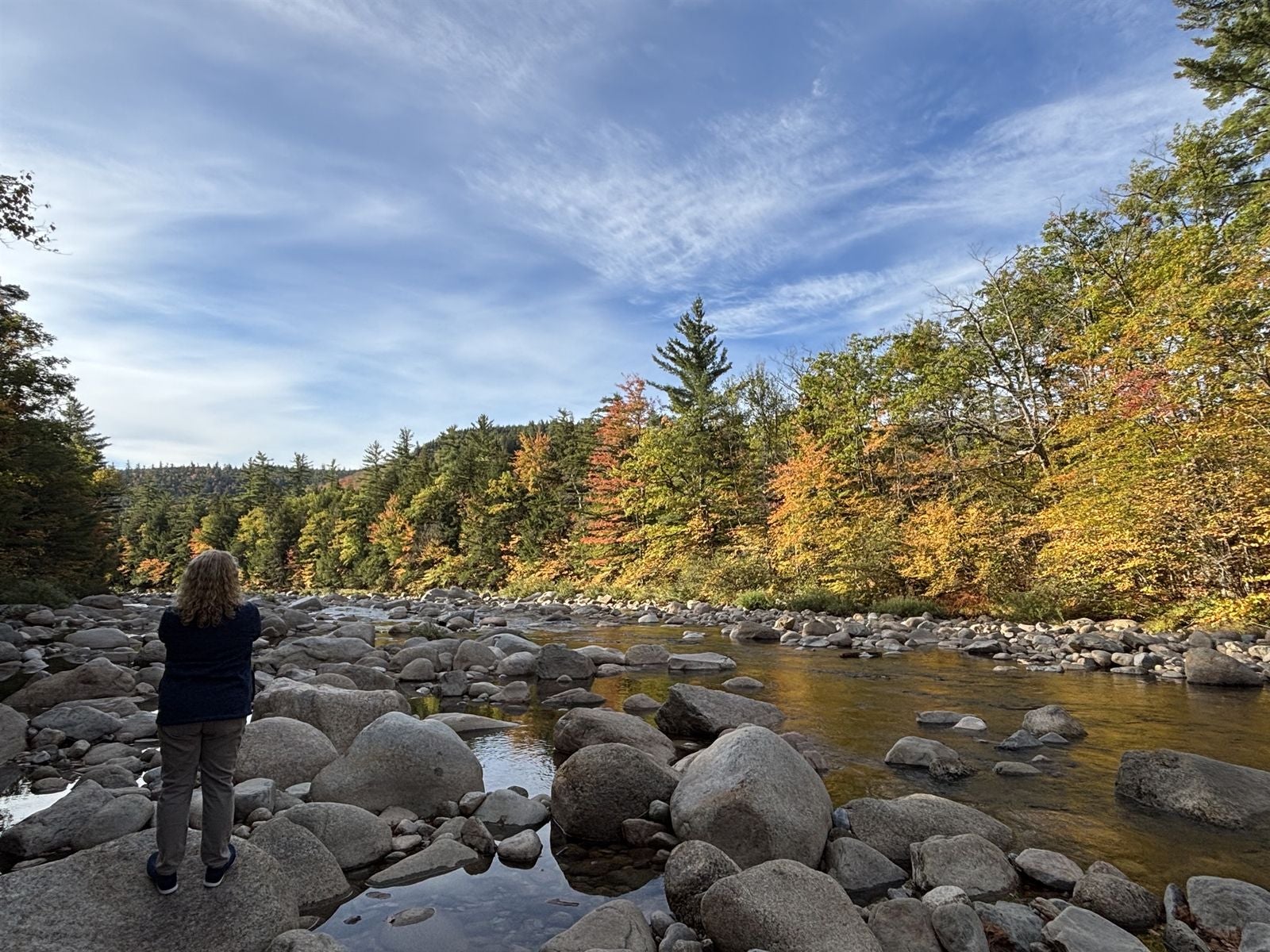 Holiday Vacations guest in New Hampshire in autumn