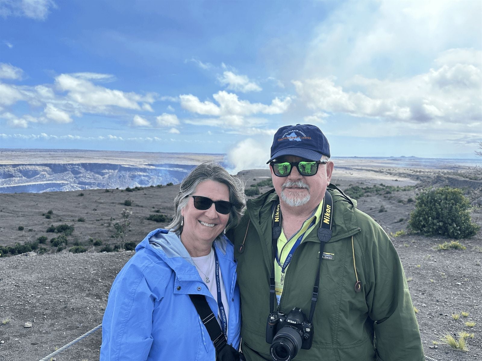 Holiday Vacations guests at Hawaii Volcanoes National Park