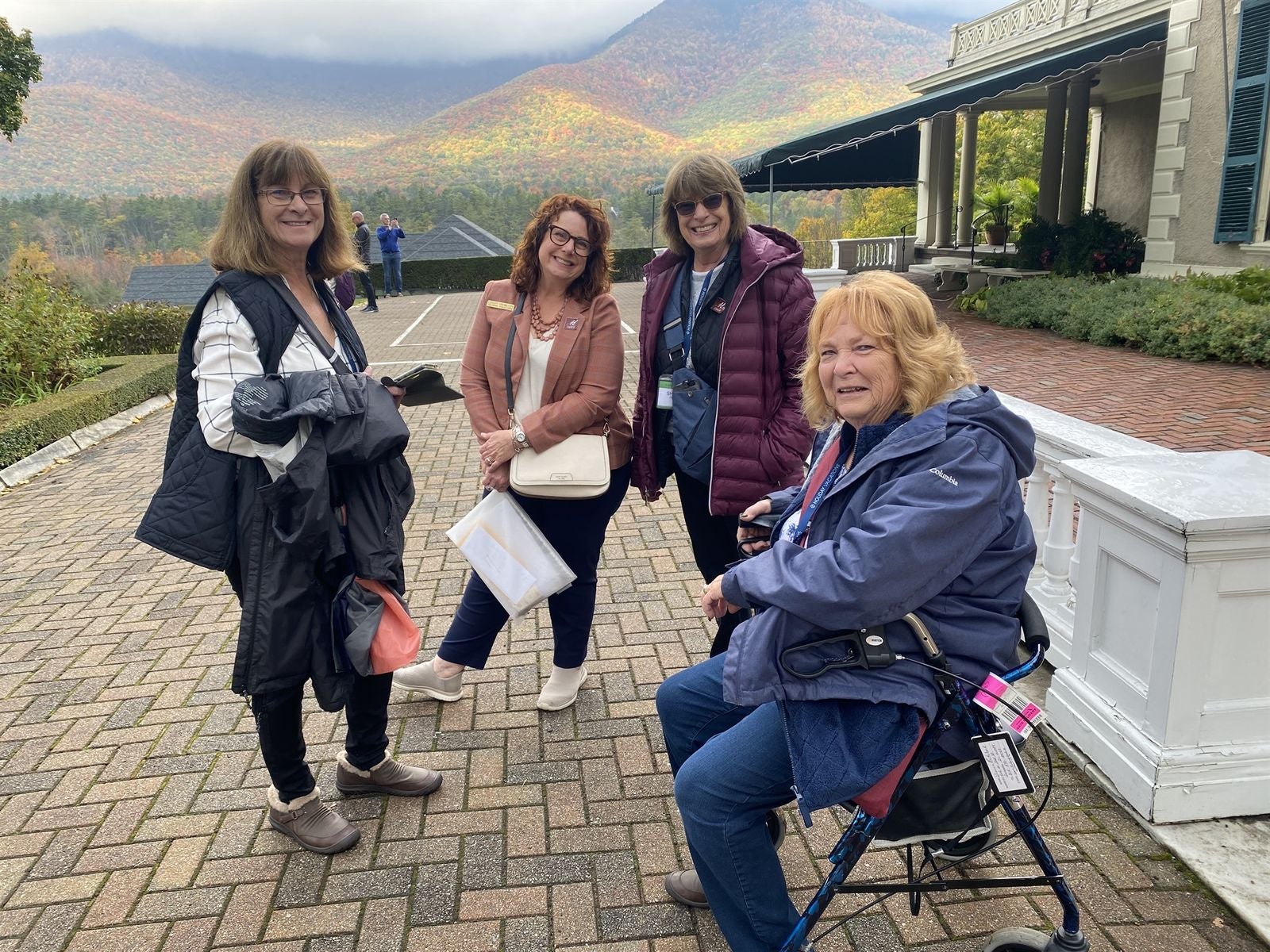 Holiday Vacations guests at Hildene, Manchester, VT