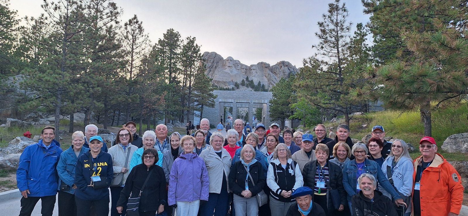 Holiday Vacations guests at Mount Rushmore