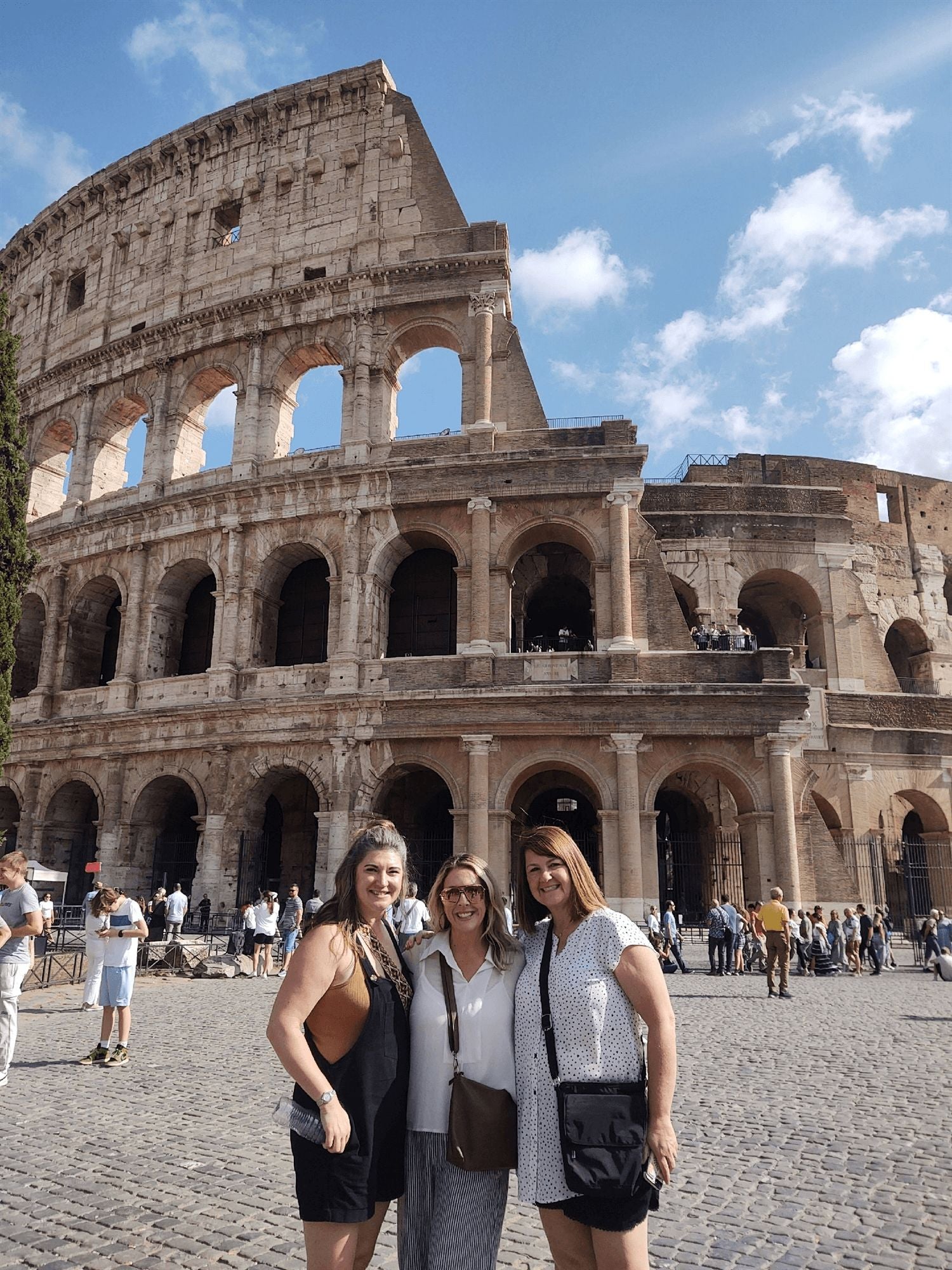 Holiday Vacations guests at the Colosseum, Rome