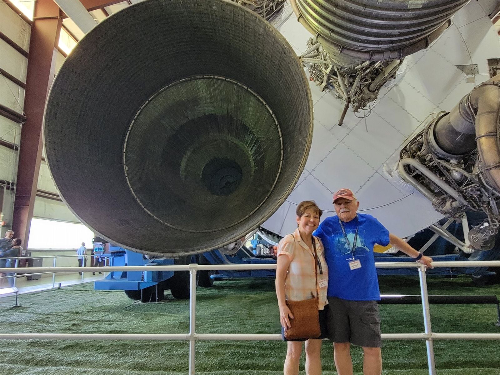 Holiday Vacations guests at the Houston Space Center