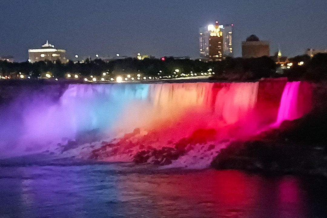 Illuminated Niagara Falls