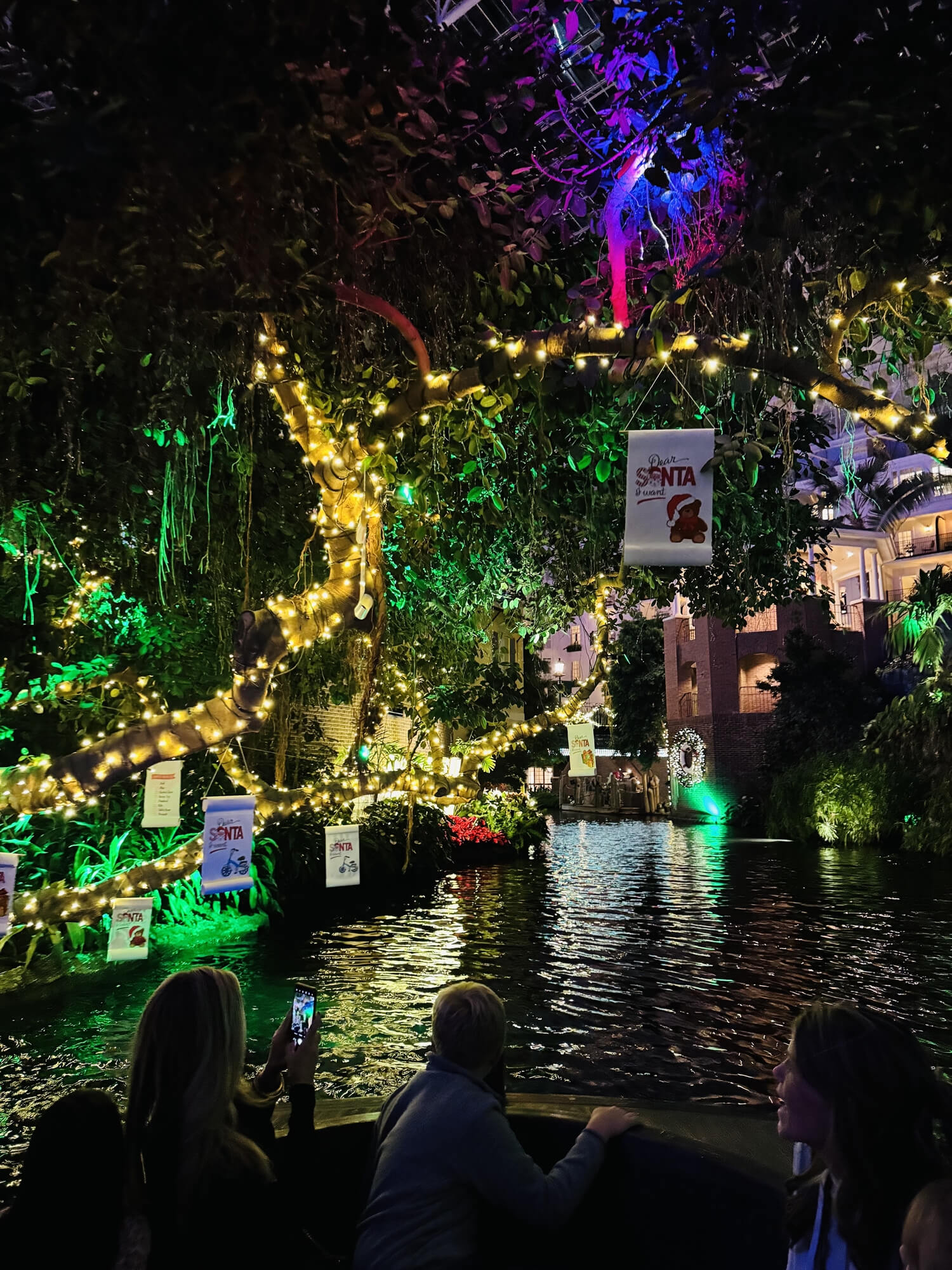 Guest photo of Christmas display on Delta Riverboat Ride, Gaylord Opryland Resort