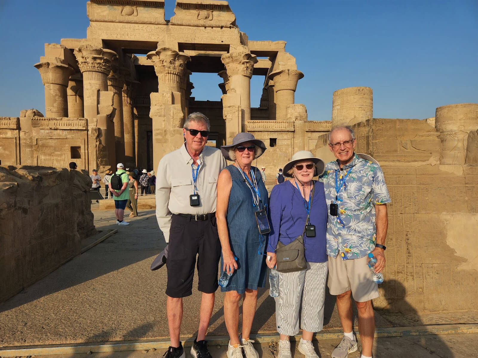 Guests at Temple of Kom Ombo