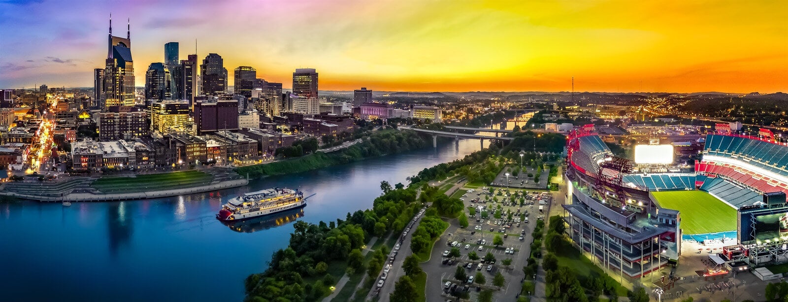 View along the Cumberland River