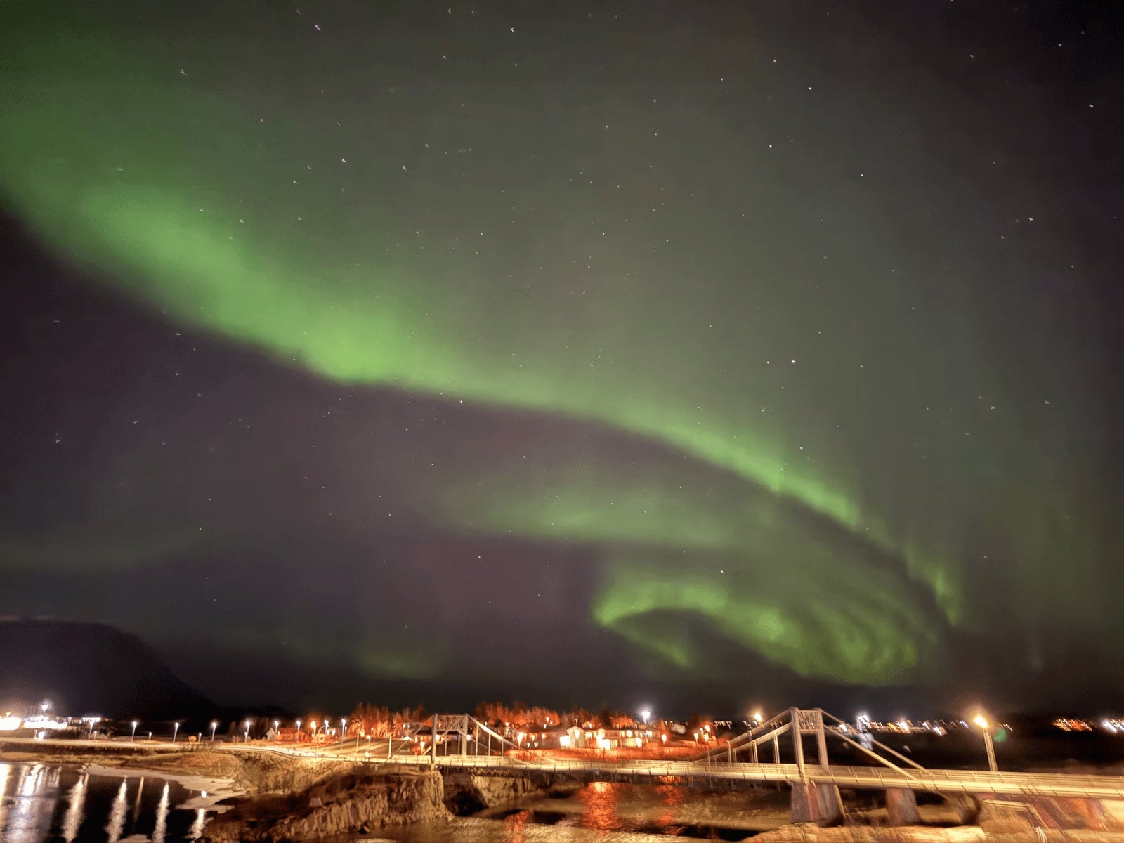 Guest photo of the Northern Lights in Iceland