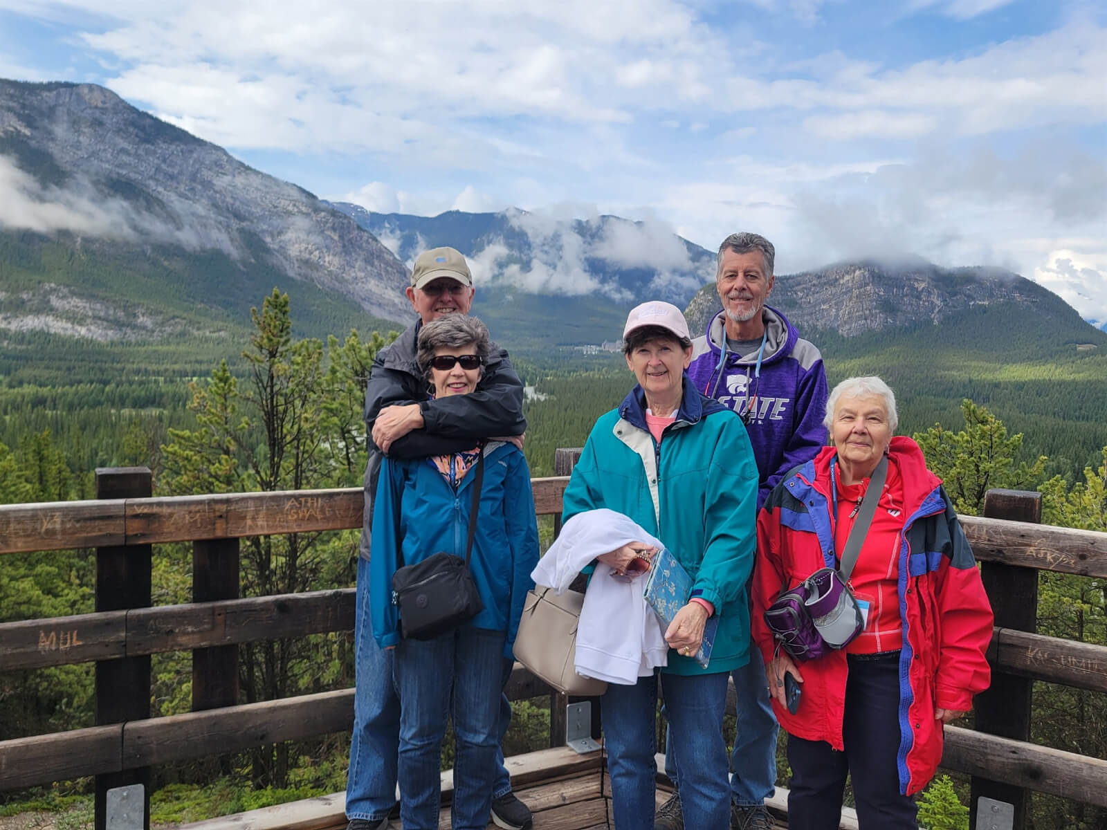 Holiday Vacations guests at Banff National Park, Canada