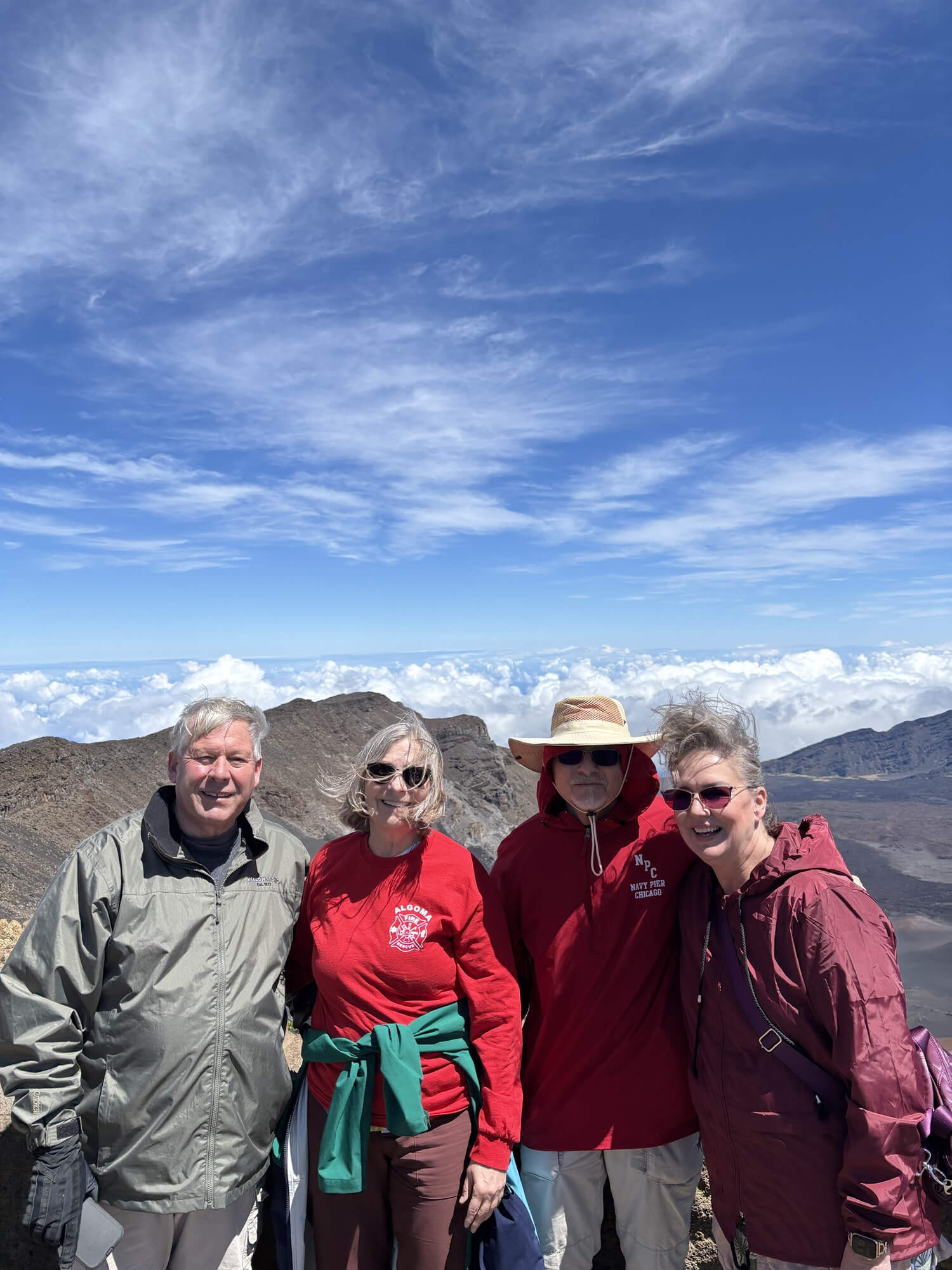Holiday Vacations guests at Haleakalā National Park
