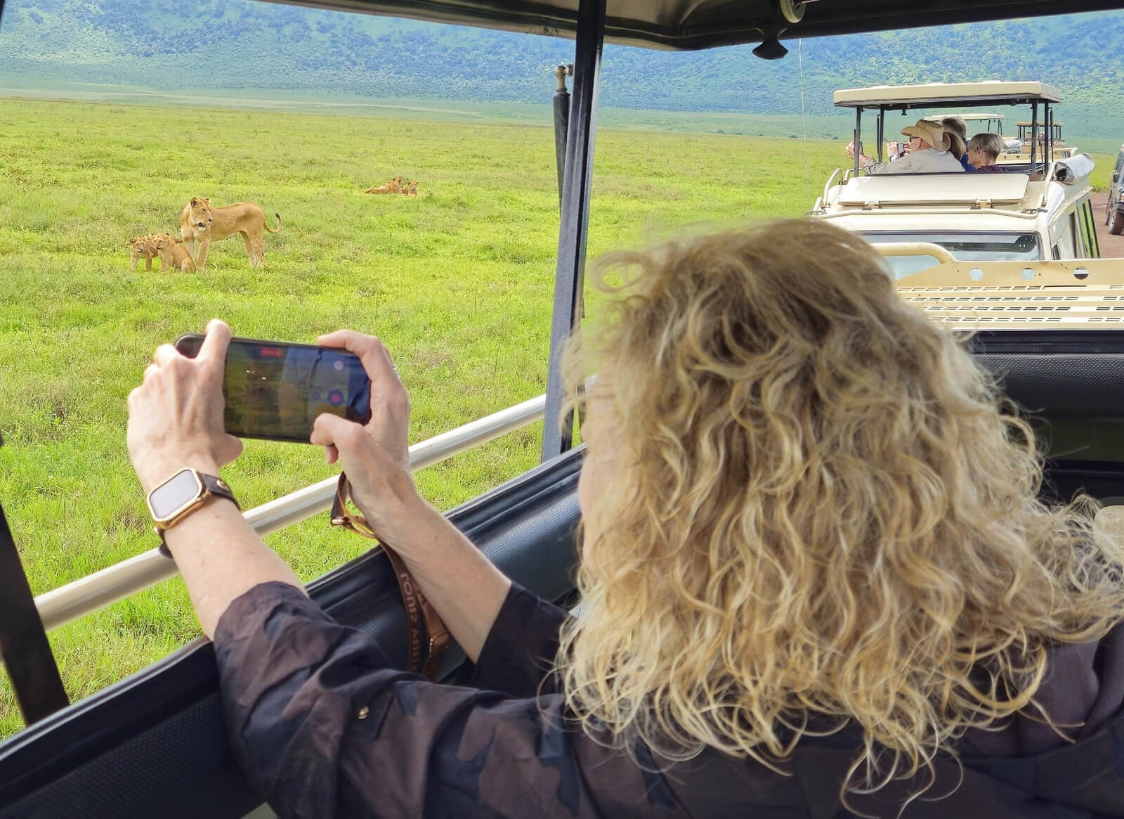 Holiday Vacations guests at Ngorongoro Crater National Park, Tanzania