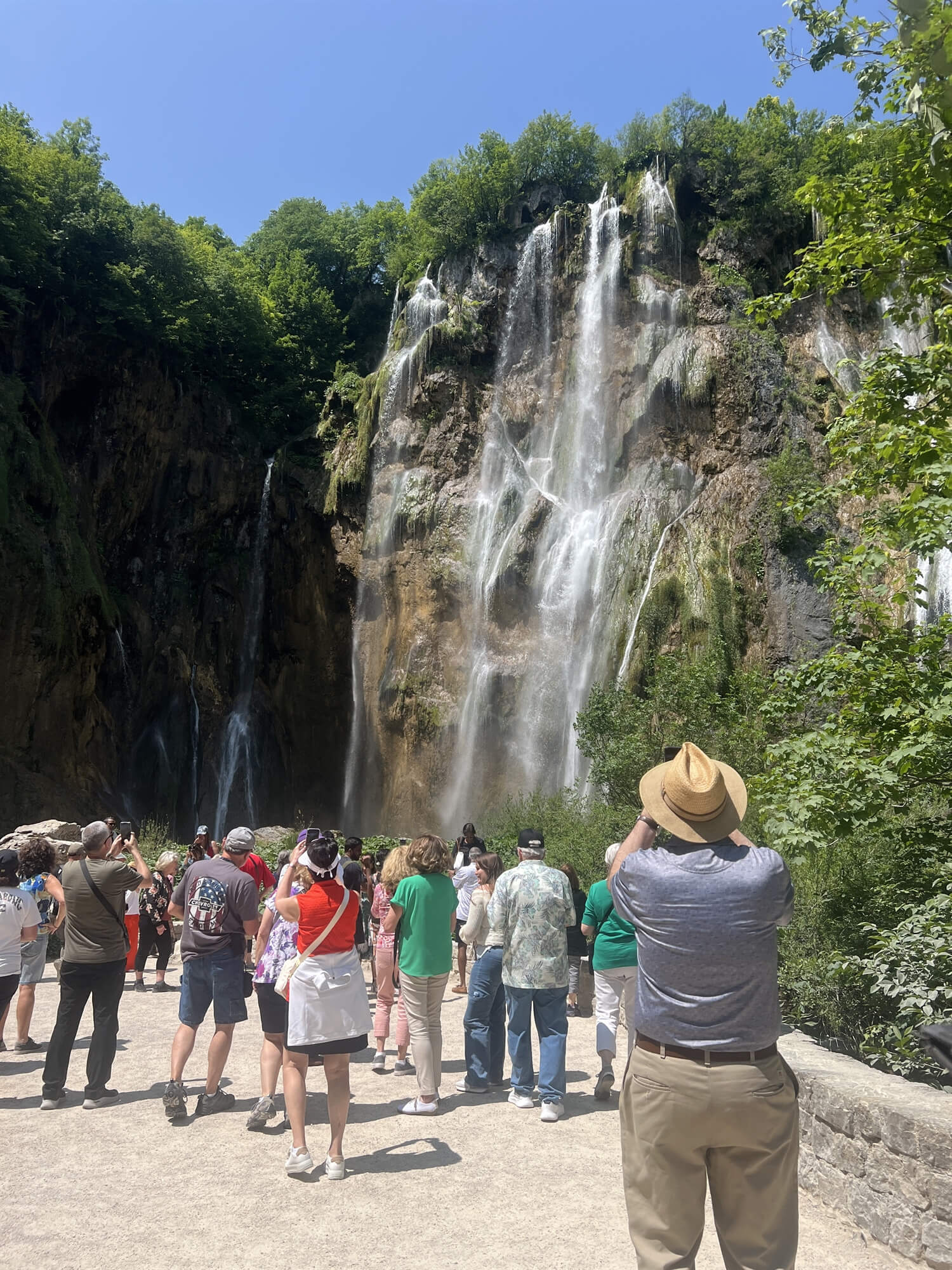 Holiday Vacations guests at Plitvice Lakes National Park, Croatia