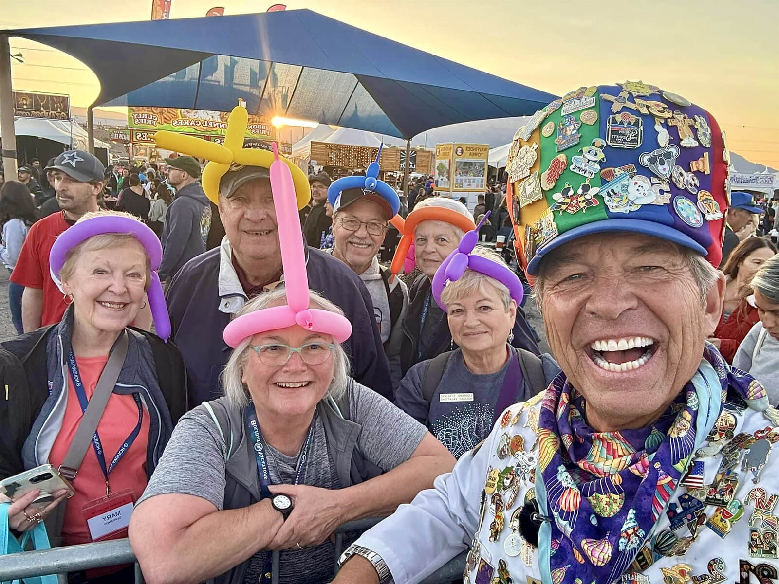 Holiday Vacations guests at the Albuquerque International Balloon Fiesta
