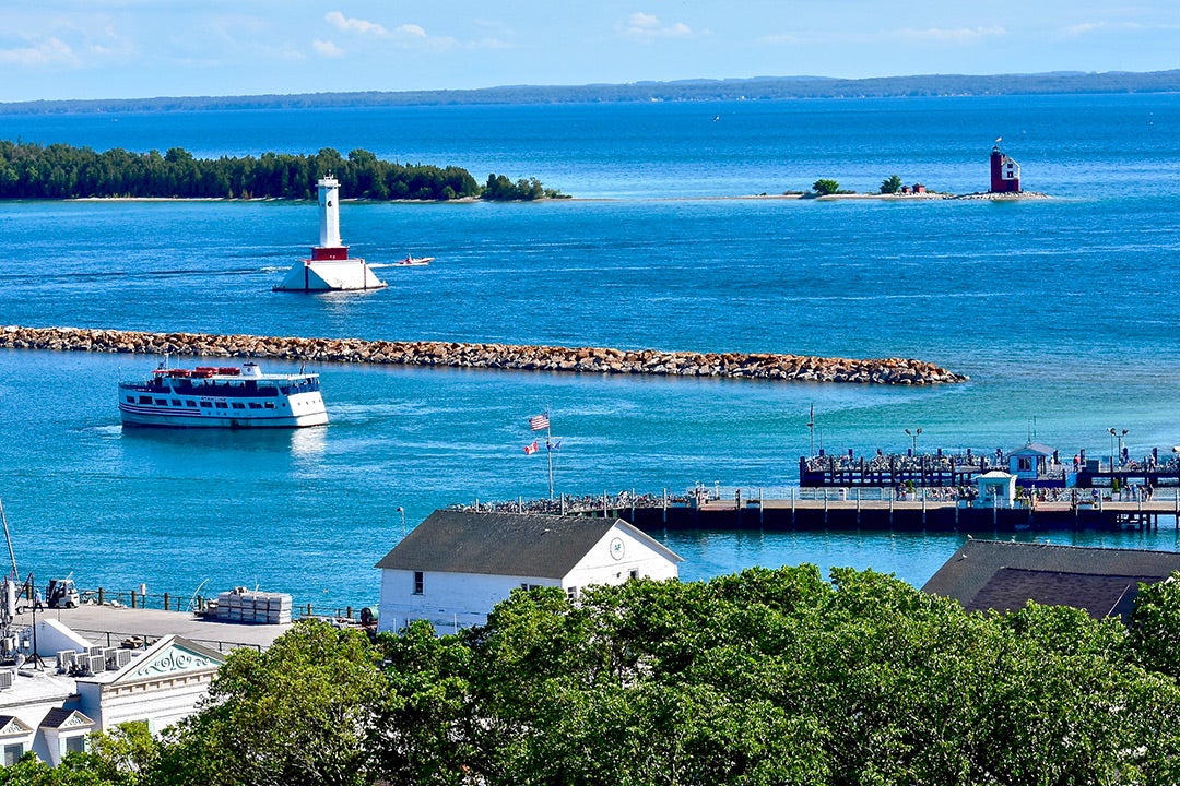 Scenic Lake Michigan Shoreline