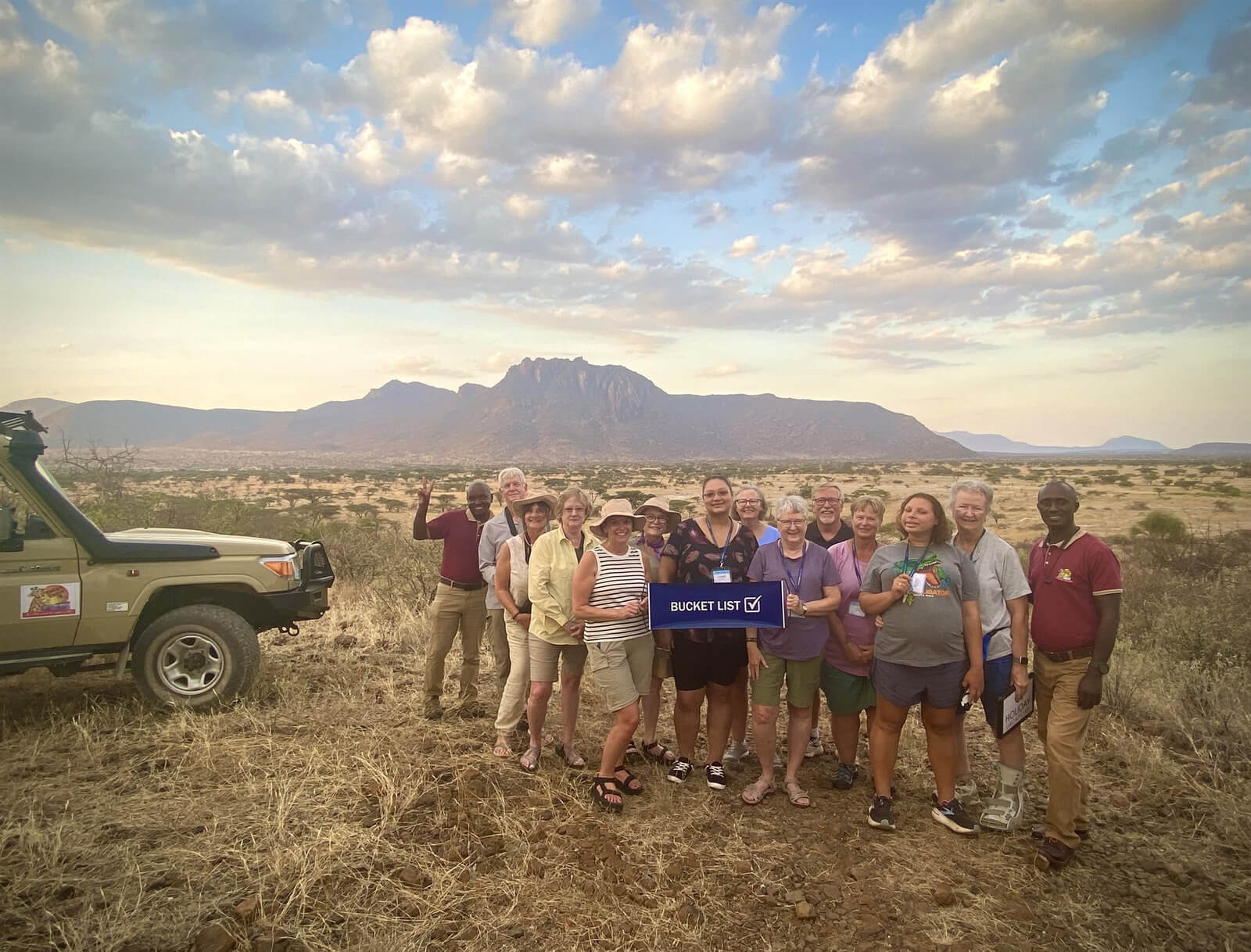 Tour Group in Kenya