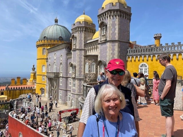 Guests at Pena Palace, Sintra, Portugal
