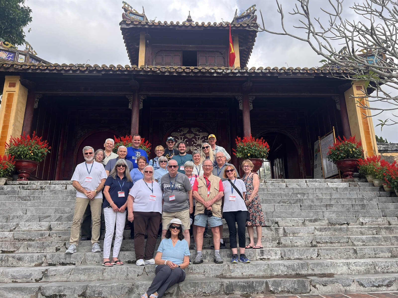 Holiday Vacations guests on Vietnam & Cambodia tour