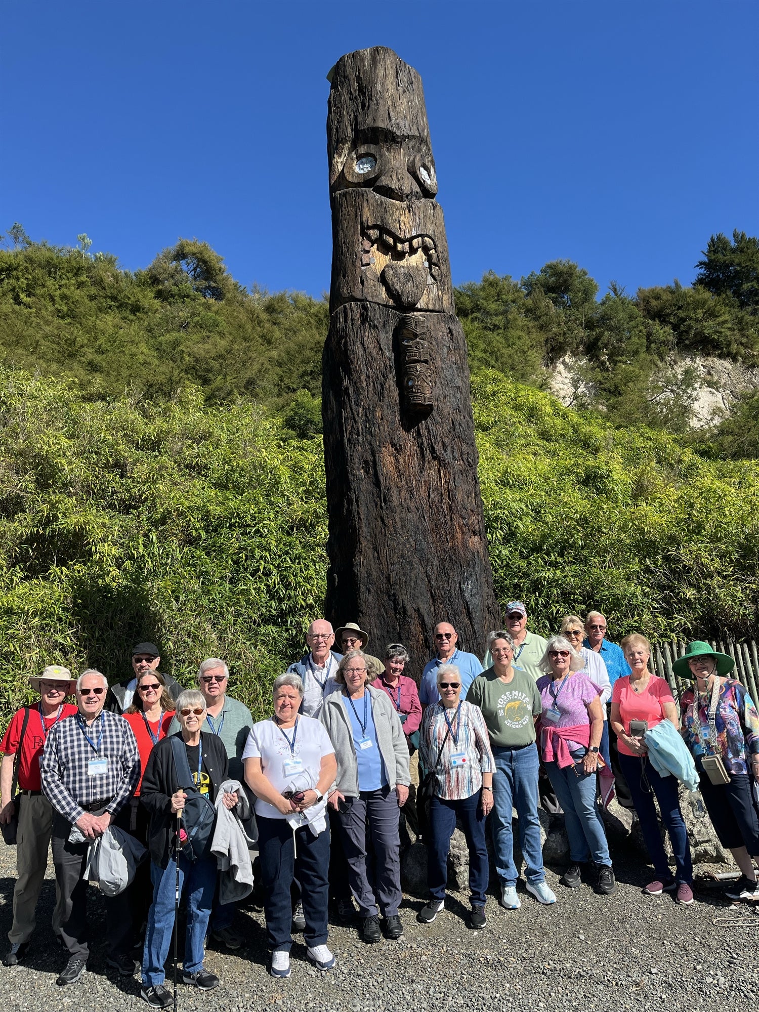 Holiday Vacations tour group in New Zealand