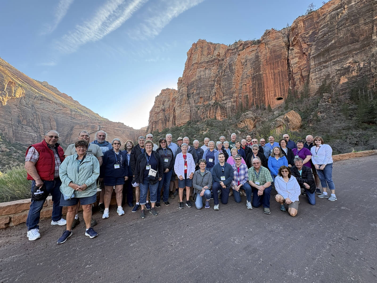 Holiday Vacations tour group in Western USA