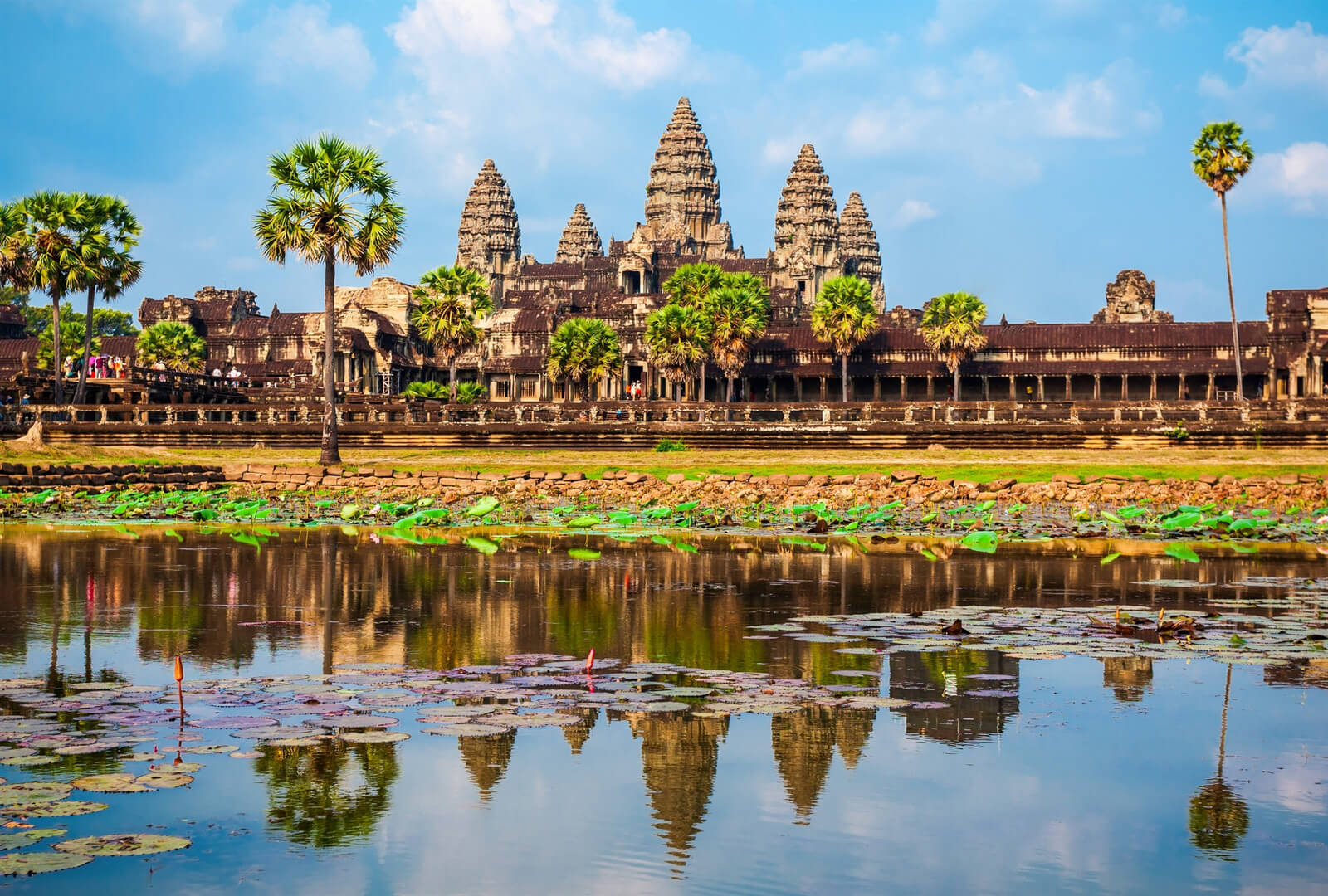 Angkor Wat temple in Siem Reap in Cambodia
